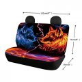 Wellflyhom Wolf Car Seat Cover Rear Bench Protectors For Men Women Universal Acessories Saddle Blanket Seats Covers Fit Trucks