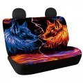 Wellflyhom Wolf Car Seat Cover Rear Bench Protectors For Men Women Universal Acessories Saddle Blanket Seats Covers Fit Trucks