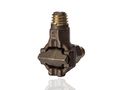 Htge-1 Transformer Ground Clamp Two Way Basket Plain Finish 10 Sol To 1 Str Copper Conductor Range 102 0 332 In Wire Diameter