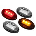 Dna Motoring Fendl-fsd99-ch Full Kit Dually Bed Fender Led Side Marker Light 