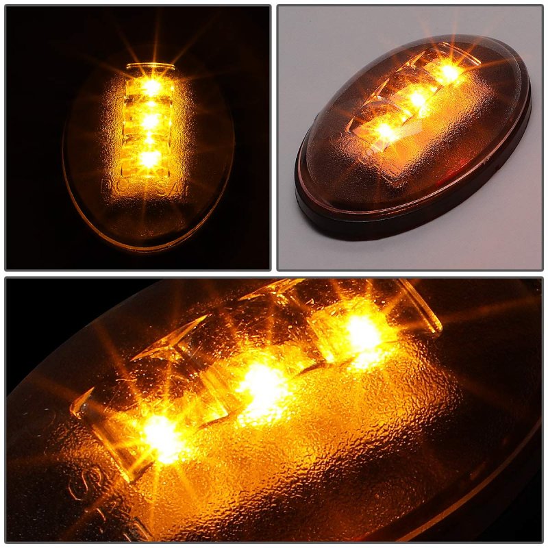 Dna Motoring Fendl-fsd99-ch Full Kit Dually Bed Fender Led Side Marker Light