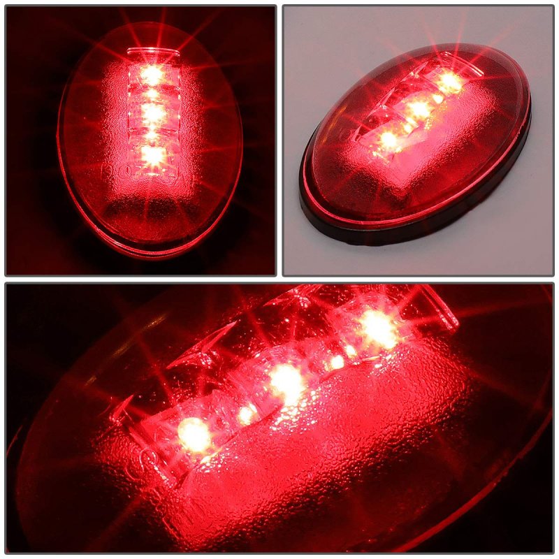 Dna Motoring Fendl-fsd99-ch Full Kit Dually Bed Fender Led Side Marker Light