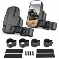 Utv Side Mirrors Offroad Rear View Universal Fit 1 6 In To 2 Round Roll Cage Bar For Rzr Ranger Maverick X3 Commander Pioneer
