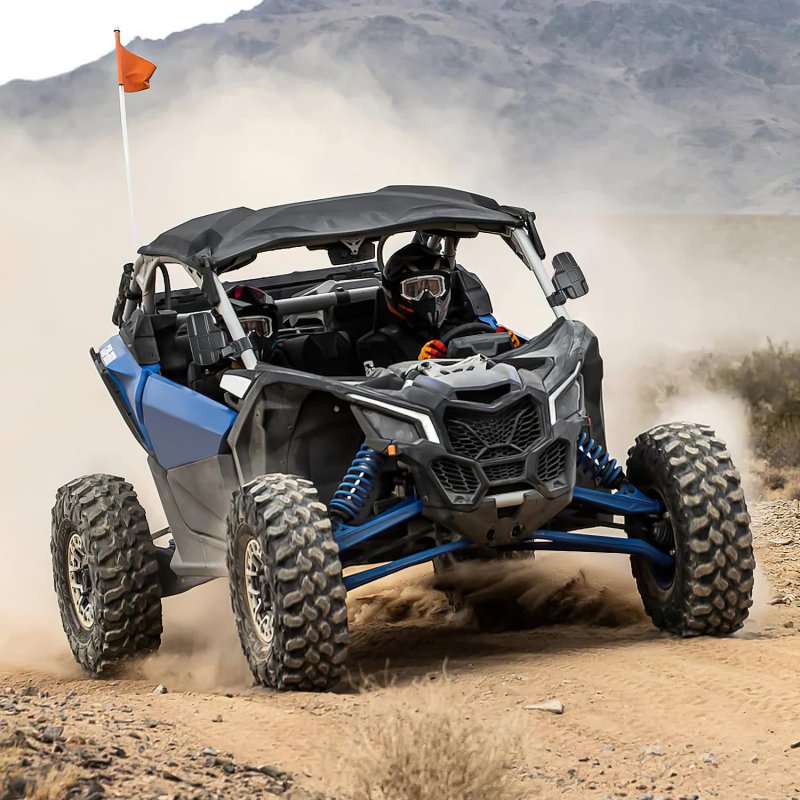 Utv Side Mirrors Offroad Rear View Universal Fit 1 6 In To 2 Round Roll Cage Bar For Rzr Ranger Maverick X3 Commander Pioneer