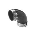 Trident Marine Trl-390-s S Black Epdm Rubber 90-degree Wet Exhaust Elbow With 4 Stainless Steel T-bolt Clamps 3 250-degree 