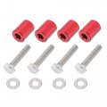 X Autohaux Car Engine Motor Hood Vent Spacer Riser Kit Aluminum Alloy 8mm