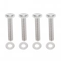 X Autohaux Car Engine Motor Hood Vent Spacer Riser Kit Aluminum Alloy 8mm