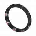Back The Pink American Flag Breast Cancer Awareness Steering Wheel Cover Protector Elastic Neoprene Car Wrap Accessories