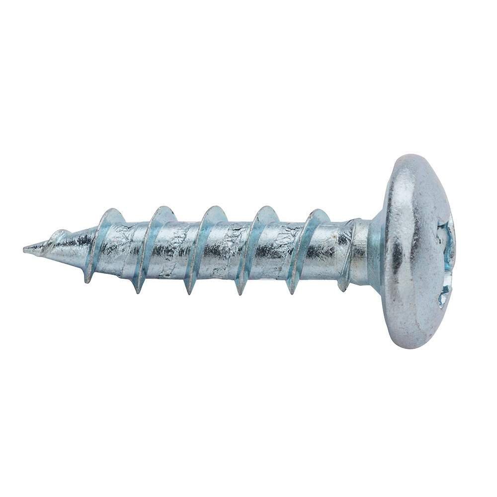 Zinc Slide Mounting Screws 6 X 5 8 In Square Drive Fully Threaded 100 Pack