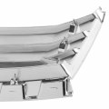 Fo1200485 Factory Style Front Bumper Grill Grille Assembly Compatible With Ford Edge 2007-2010 Polished Chrome
