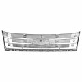 Fo1200485 Factory Style Front Bumper Grill Grille Assembly Compatible With Ford Edge 2007-2010 Polished Chrome