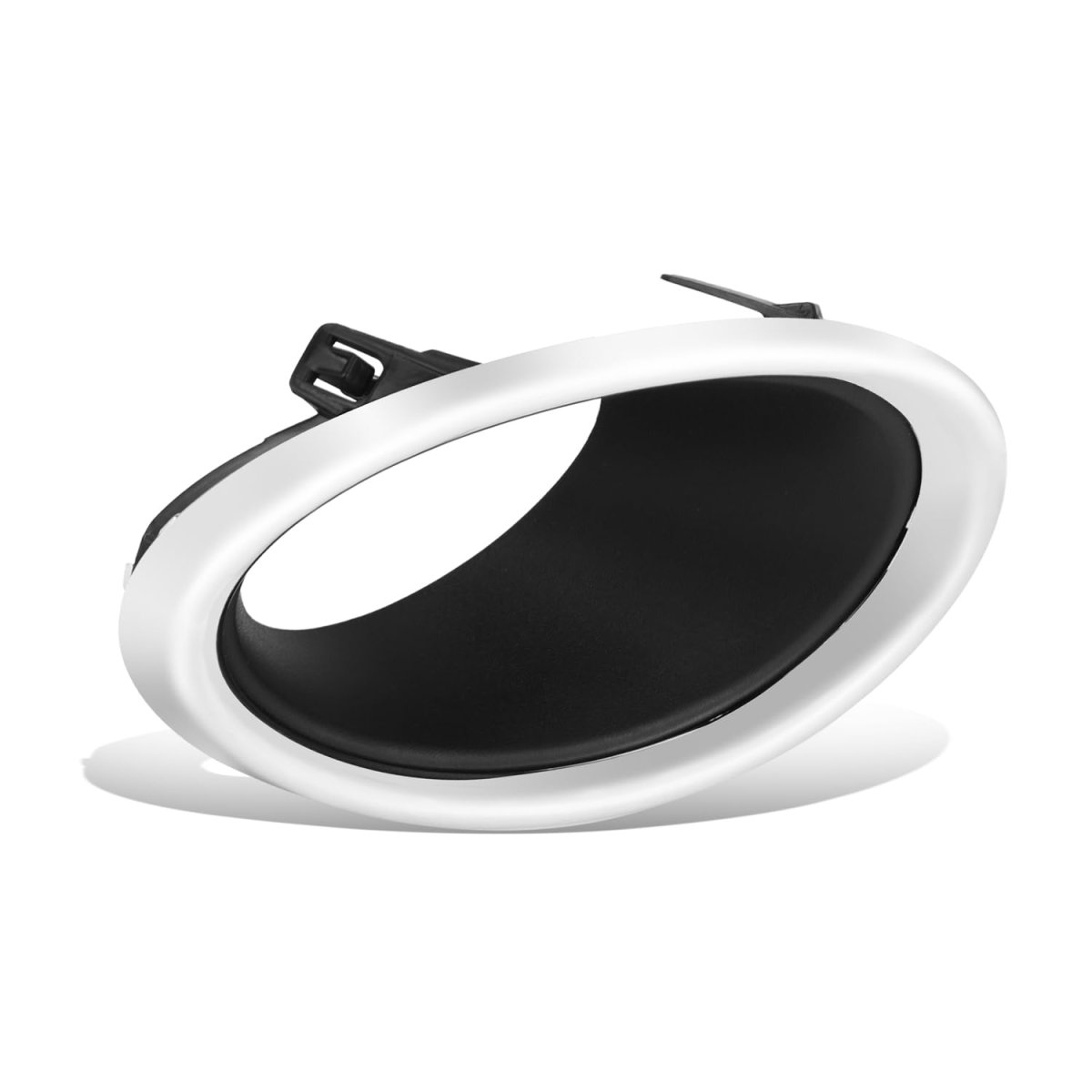 Ni1039156 Front Fog Light Bezel For Nissan Rogue Sport 2017-2019 Passenger Right Side Smooth Chrome With Black