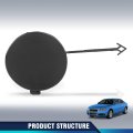 Front Bumper Tow Hook Eye Cover For Audi A4 B8 2012 2015 Facelifted Not Fit S Line Part Number 8k5807241c Black Pc Abs Material
