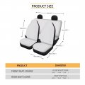 Mumeson Cherry Blossom Car Seat Covers Full Set And Steering Wheel Cover Seat Belt Car Interior Armrest Cushion Pad Of 8 Pack