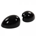 Side Mirror Cover Protector 2pcs Door Left Right Glossy Black Rear View Replacement For R55 R56 R57 R58 R59 R60 R61