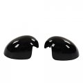 Side Mirror Cover Protector 2pcs Door Left Right Glossy Black Rear View Replacement For R55 R56 R57 R58 R59 R60 R61