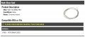 Back Glass Seal Chrome Insert Compatible With 1968-1976 Bmw 2002