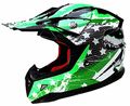 Motocross Youth Kids Helmet Dot Approved Yema-211m Motorbike Moped Motorcycle Off Road For Boys And Girls Glossy Green Medium 