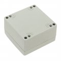 Uxcell 3 9 X2 3 100mmx100mmx60mm Aluminum Junction Box Universal Electric Project Enclosure W Two Horns