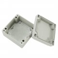 Uxcell 3 9 X2 3 100mmx100mmx60mm Aluminum Junction Box Universal Electric Project Enclosure W Two Horns