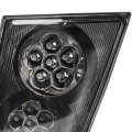 Hecasa Led Fog Lights Pair Compatible With 2003-2017 Volvo Vnl Vn Trucks Replacement For 20737496 20737497 New Bumper Lamp