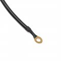 Uxcell 5pcs Black Universal Battery Wire Power Transfer Cable Lugged Ring Terminals