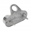 Acouto Cam Cleat For 3-15mm Rope 316 Stainless Steel Boat Kayak Anchor Rust Proof Fairlead Leading Ring Base Size 85x38mm 3