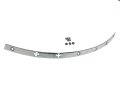 Polished Stainless Maltese Cross Pattern Windshield Trim For 96- 13 Electra Glide Street Ultra 