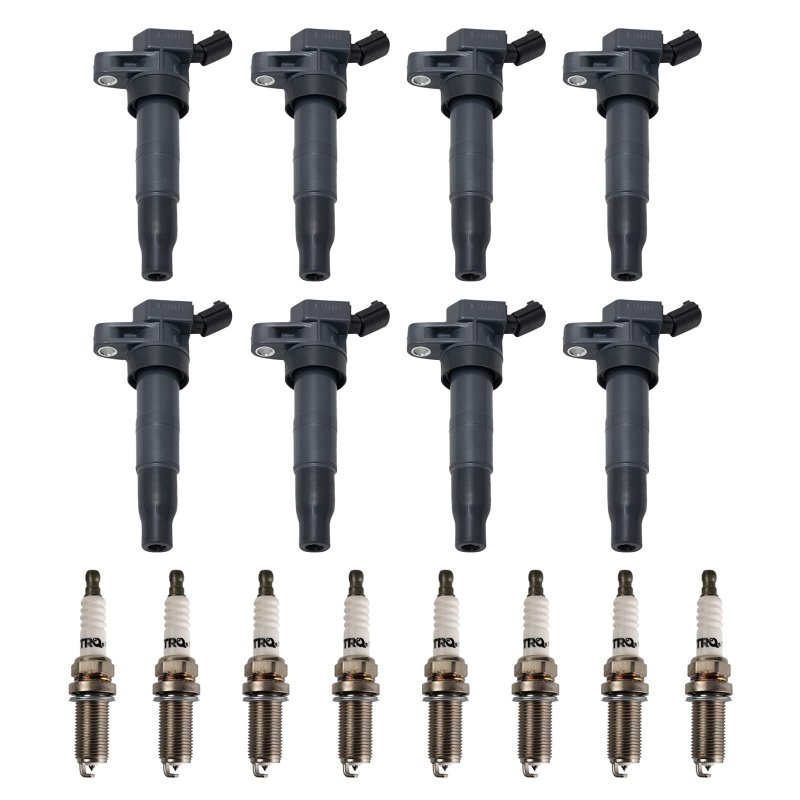 Trq Ignition Coil Iridium Spark Plug Kit Set For Hyundai Equus Genesis V8 New