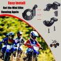 Aniro Moto Throttle Cable Handle Bar Grips Grip Housing Clamp For 50cc 90cc 110cc 125cc 140cc 200cc 250cc 4-stroke Dirt Bike