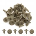 Uxcell Universal 6mm Beige Plastic Trim Rivets Buckle Fastener Clips 20pcs For Car Suv