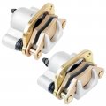 For Polaris Scrambler 500 2x4 4x4 1997 Front Left And Right Brake Caliper W Pads Model Kvtr-13110