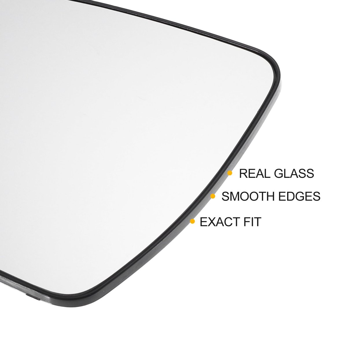Car Rearview Left Driver Side Mirror Glass Replacement W Backing Plate Heated White For Nissan Murano 2015-2018 Pathfinder