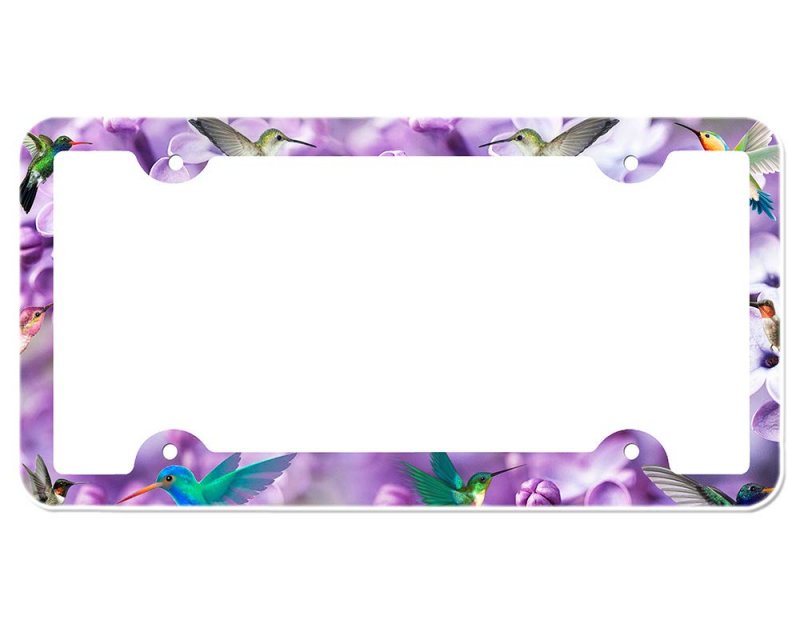 Hummingbirds License Plate Frame
