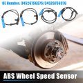 4pcs Front Rear Left Right Abs Wheel Speed Sensor For Bmw 525i 5l 2001-2003 528i 2 8l 1999-2000 No 34526756375 34526756376