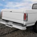 Auto Dynasty Pair Chrome Red 3d Led Bar Tail Brake Light Lamps Compatible With Ford F150 F250 F350 Bronco Super Duty Styleside