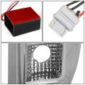 Auto Dynasty Pair Chrome Red 3d Led Bar Tail Brake Light Lamps Compatible With Ford F150 F250 F350 Bronco Super Duty Styleside