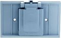Single Gang Receptacle Cover 