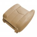 Secosautoparts Driver Side Bottom Top Lean Back Foam Cushion Replacement Leather Seat Cover Tan 522 Compatible With Chevy