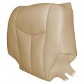 Secosautoparts Driver Side Bottom Top Lean Back Foam Cushion Replacement Leather Seat Cover Tan 522 Compatible With Chevy