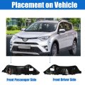 1 Pair Left And Right Side Front Bumper Cover Support Rail 52536-0r060 52535-0r080 For Toyota Rav4 2016 2017 2018
