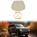 Center Console Armrest Cover For 2009-2015 Honda Pilot Lid Pad Replacement Pvc Gray 