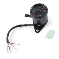 Universal Motorcycle Odometer Speedometer Metal Shell Led Indicator Lights Accurate Readings Up To 160 Kmh For All Dc 12v