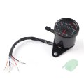 Universal Motorcycle Odometer Speedometer Metal Shell Led Indicator Lights Accurate Readings Up To 160 Kmh For All Dc 12v