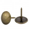 Yasorn 100pcs Antique Upholstery Nails Decorative Furniture Tacks Set Thumb Tack Push Pins Diy 1 2 Nailhead Bronze 