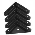 Gleavi 12 Pcs Corner Protector Metal Shelf Triangular Bracket Cabinet Furniture Guards Shelves Brackets Stand Wood Iron