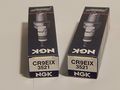 2 Pcs New Ngk 3521 Iridium Spark Plugs Cr9eix 