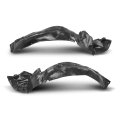Front Fender Liner Pair With Clips For Honda Civic 1996-2000 Black Left And Right Set Part Numbers 74151s04000 74101s0400 