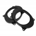 Fydun 2pcs 6 5in Car Speaker Spacers Adapter With 2 Wire Harness Black Abs Modification For Corolla Levin 6x9
