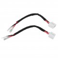 Fydun 2pcs 6 5in Car Speaker Spacers Adapter With 2 Wire Harness Black Abs Modification For Corolla Levin 6x9